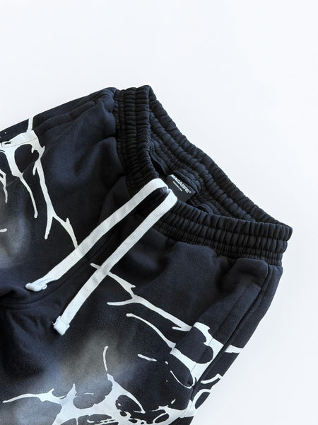 ABYSMAL DECAY SWEATPANTS (SUN-FADE BLACK)
