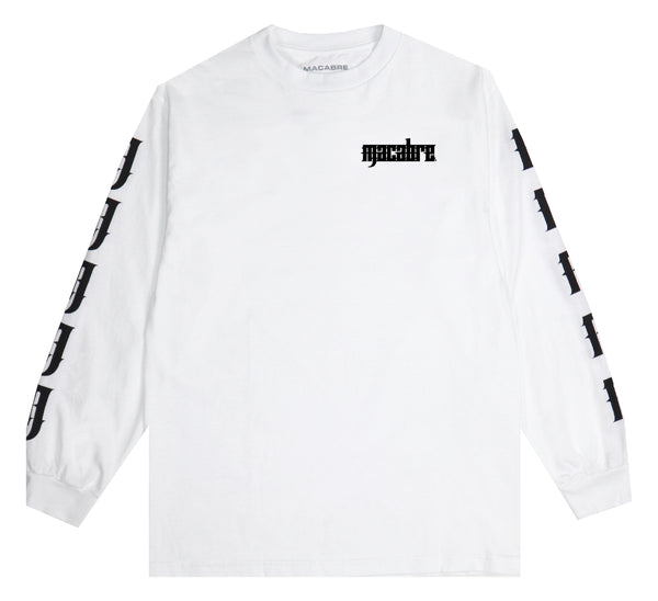 WORD-MARK LONGSLEEVE T-SHIRT (WHITE)