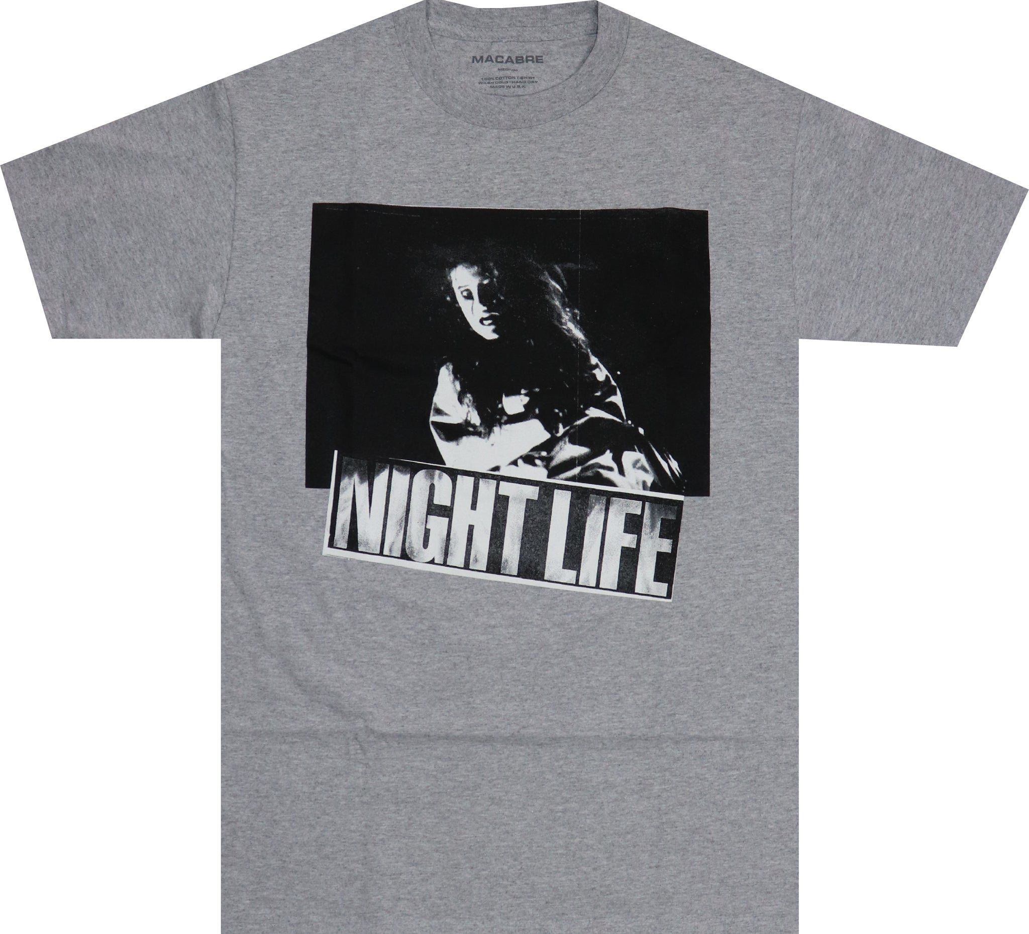 NIGHT LIFE T-SHIRT (GREY)