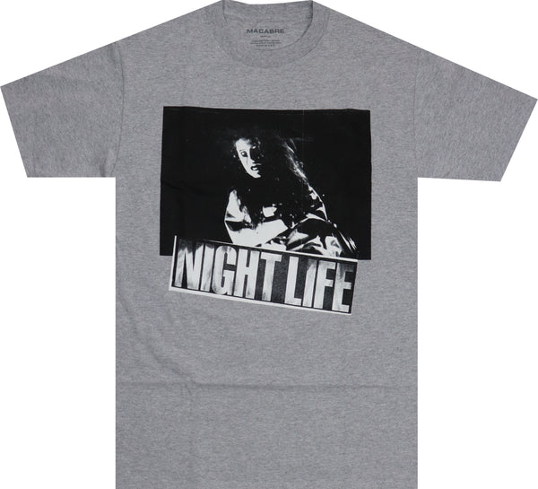 NIGHT LIFE T-SHIRT (GREY)